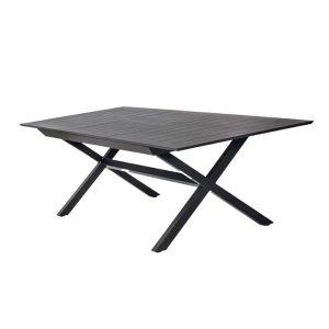שולחן גינה נפתח ברצלונה מאלומיניום Barcelona Extendable Dining Table צבע אבן Stone