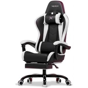 כיסא גיימינג ארגונומי נקסור NEXOR Ergonomic Gaming Chair כולל הדום נשלף צבע ירוק  Green