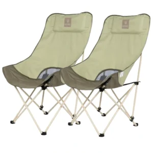 זוג כסאות קמפינג מתקפלים אצטק Aztec LYO X2 Sage Camping Chairs צבע ירוק Green