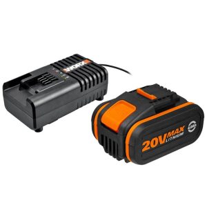 ערכת מטען מהיר 20V וסוללת ליתיום 4.0AH WORX