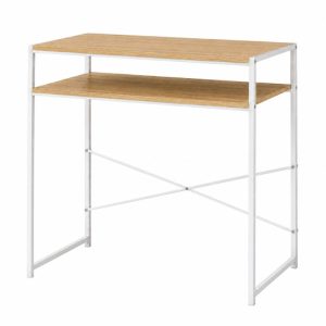 שולחן כתיבה ועבודה קומפקטי Desk צבע אלון Oak