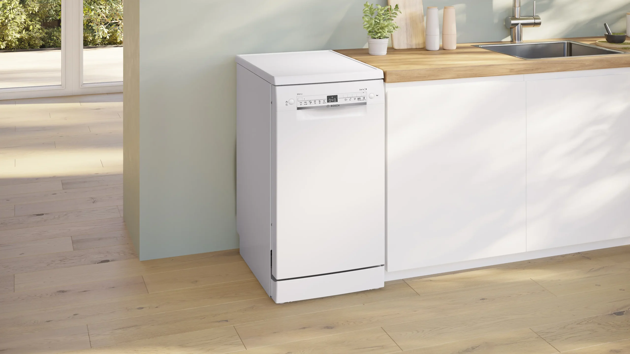 מדיח כלים צר 45 ס"מ Bosch בוש SPS2HKW55E סדרה 2 מדיח כלים צר 45 ס"מ Bosch בוש SPS2HKW55E סדרה 2