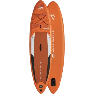 סאפ מתנפח מקצועי אקווה מרינה דגם פיוז'ן Aqua Marina Fusion SUP Board צבע כתום Orange