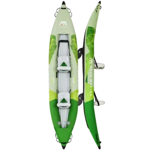 קיאק זוגי מתנפח אקווה מרינה מחוזק Aqua Marina Betta BE-412 צבע ירוק שחור Green Black קיאק זוגי מתנפח אקווה מרינה מחוזק Aqua Marina Betta BE-412 צבע ירוק שחור Green Black