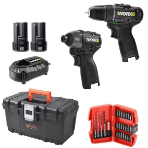 סט 12V אימפקט+מברגה 2X2AH דגם H/T0295 יבואן רשמי ! סט 12V אימפקט+מברגה 2X2AH דגם H/T0295 יבואן רשמי !